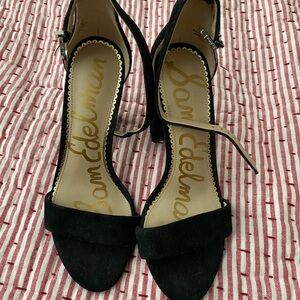 Sam Edelman Black Heeled Sandals